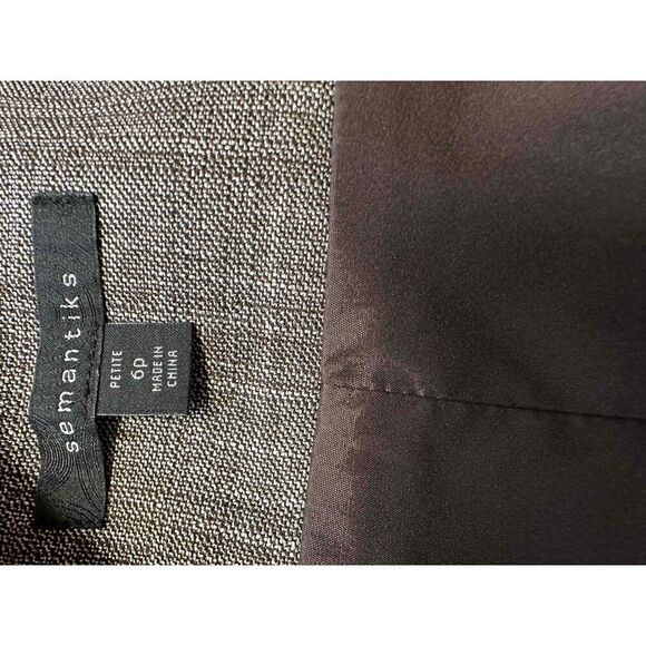 NWT Nordstrom Semantiks Gray Pencil Skirt Petite Size 6 Viscose Blend - Picture 6 of 10